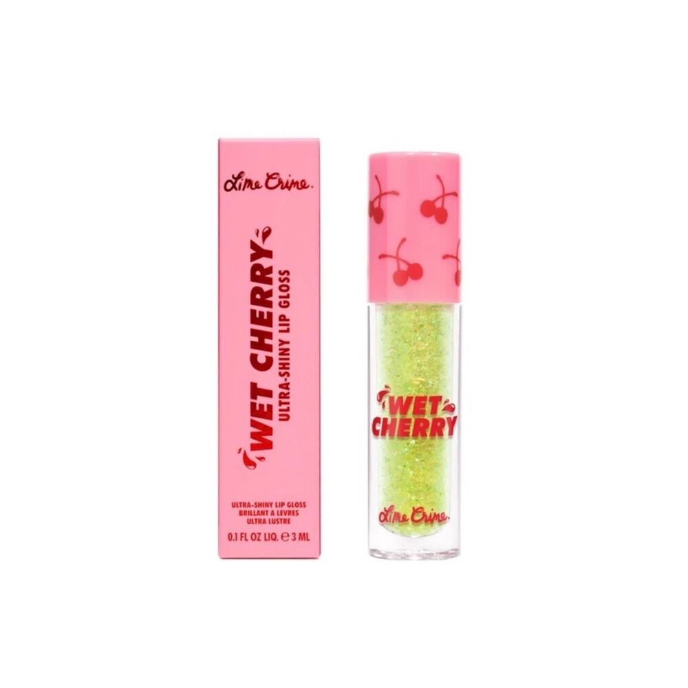 Lime Crime CHERRY SLIME Wet Cherry Lip Gloss Full Size Discontinued NIB